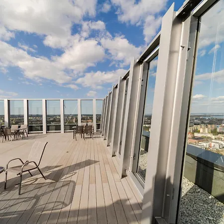 Lejlighed Ans Hanza Tower No 533 - Swimming Pool, Sauna, Jacuzzi, Viewing Terrace Stettin